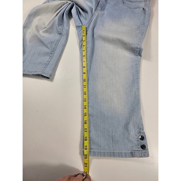 Gloria Vanderbilt all around slimming effect size 10 capris EGYPTIAN cotton ^ - Picture 7 of 7